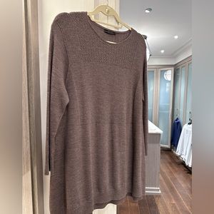The row brown sweater